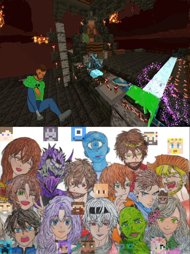 (Top) xRsBuiltx by Wolfydrawings (Bottom) Season 2 PB crew by D4rkN1ghtFury